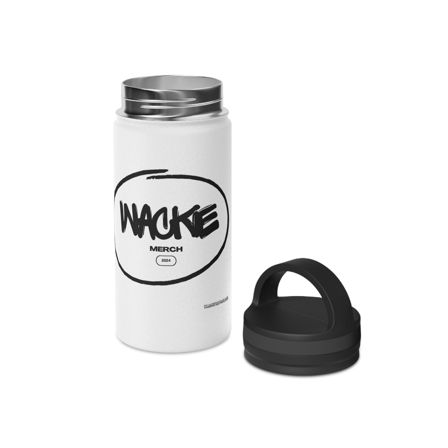 Stainless Steel Water Bottle, Handle Lid